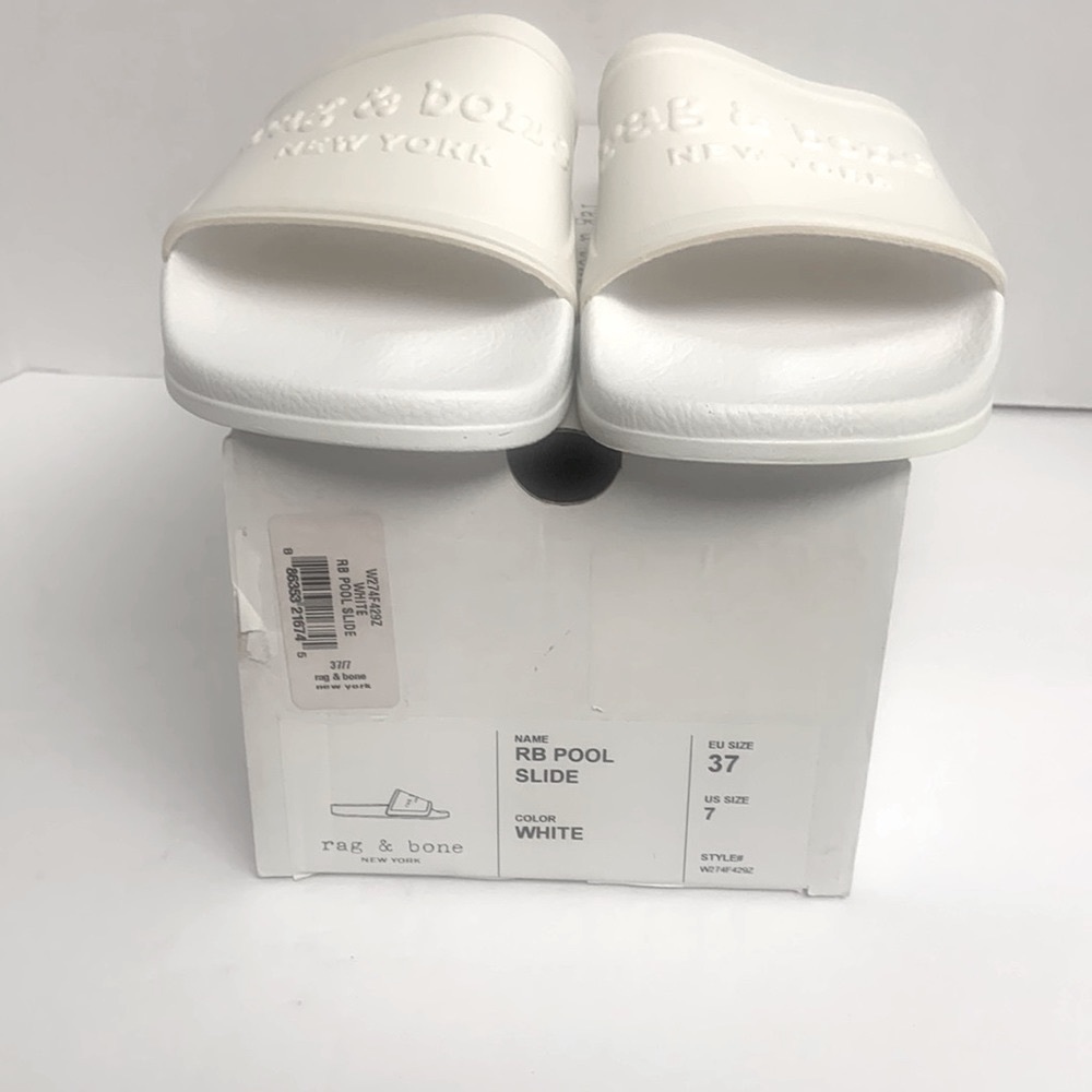 💕🎉HPick🎉RAG & BONE WOMEN’S POOL SLIDES SLIP-ONS Sandals Size - Various BNIB - Picture 5 of 15